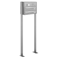 Freestanding mail slot 132 2x1 With doorbell