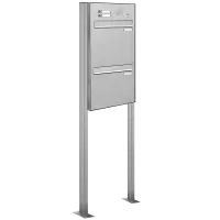 Freestanding mail slot 331 2x1 With doorbell