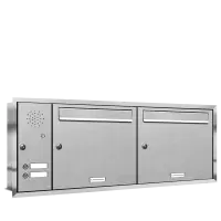 Inbouw brievenbus 331 2x2 Met bel