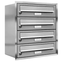Inbouw brievenbus 132 4x1