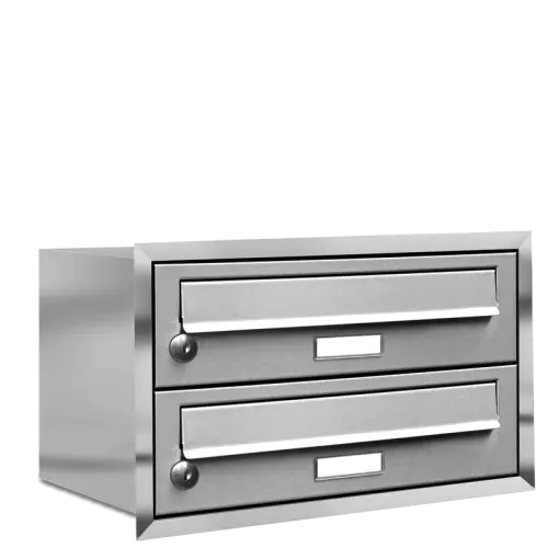 Flush-mounted mailbox 132 2x1