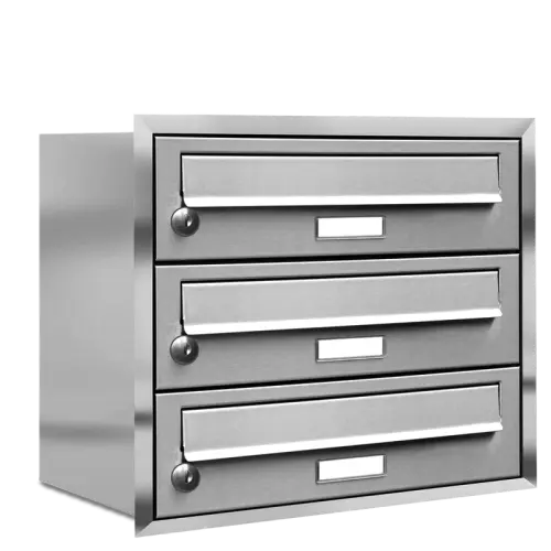 Flush-mounted mailbox 132 3x1