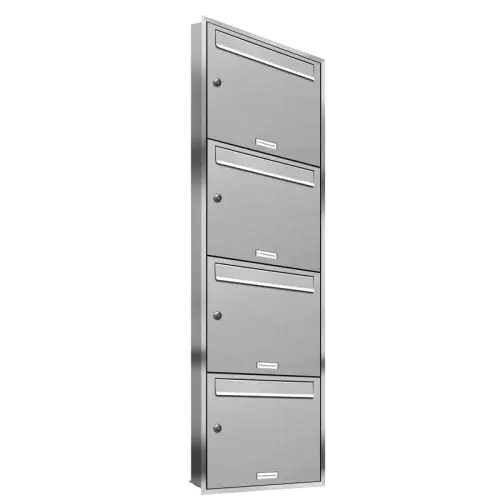 Flush-mounted mailbox 331 4x1
