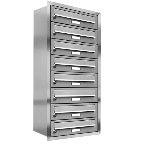 Flush-mounted mailbox 132 8x1